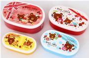 Bento Box 4er Set B�r Kuchen kawaii Brotdose s�ss