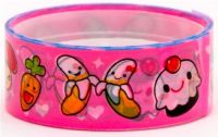 Deco Tape kawaii cute food with faces pink