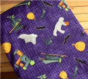 Frankenstein K�rbis Halloween Stoff Geister Hexe 0,5m