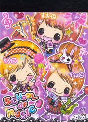 Kamio Mini Notizblock M�dchen Band kawaii Japan