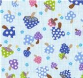 Toadstool mushroom Kokka Fabric from Japan half yard