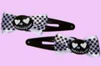 Nightmare before Christmas hairclips Jack Skellington