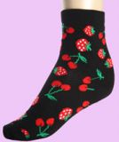 black cherry strawberry Socks