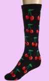 black cherries Knee Socks