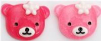 glitzernd s�sse kawaii B�renk�pfe Miniatur Deko 2 St�ck