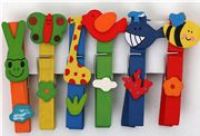 s�sse Holz-Tiere W�scheklammern kawaii