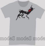 gray CubicEx T-Shirt Ant Soldier size M