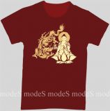 red CubicEx T-shirt *Buddha Dragon* size L