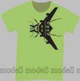 green CubicEx T-shirt *Bug Plane* size L