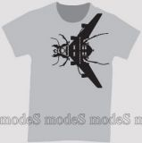 gray CubicEx T-shirt *Bug Plane* size L