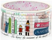 cute big books Deco Tape with stationery