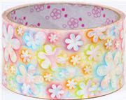 s�sses grosses buntes Klebeband Blumen