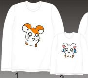 s�sses Hamster Longshirt Pullover Hamtaro weiss L