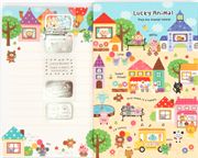 cute lucky animals Letter Set Mind Wave Japan
