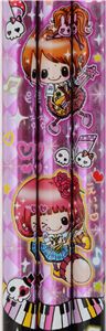 s�sser Bleistift M�dchen Band Japan Glitzer Totenkopf
