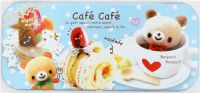 cute pencil case Cafe Bear cake Kamio tin can