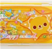 Gelbes Bento Besteck Set Kawaii B�r