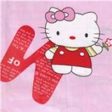 pink Hello Kitty fabric photographer kawaii 0.5m