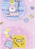 pink kawaii Monokuro fabric from San-X Japan 0.5m