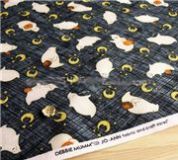 grauer Halloween Jo-Ann Stoff Geister K�rbisse 0,5m