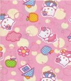 pinker s�sser Stoff mit Hello Kitty als Engel 0,5m