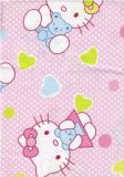 pink cute fabric with Hello Kitty and teddy bear 0.5m