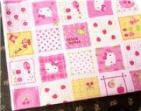 Hello Kitty Fabric Strawberry Cherries Sanrio 0.5m
