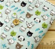 Kawaii Tierkinder Stoff Panda Frosch 0,5m