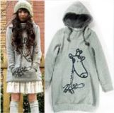 cute kawaii Hoodie Sweater with Giraffe