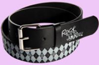 black belt with iron cross and checker