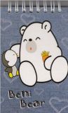 s�sses kawaii Notizbuch Eisb�r Pinguin und Pommes