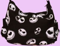 black Canvas bag with Jack Skellington NBX