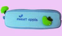 hell-blau kawaii Apfel Pl�sch-Federtasche
