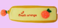 gelb kawaii Orange Pl�sch-Federtasche