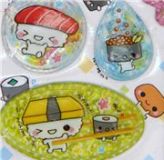 Q-Lia Kawaii Sushi Sticker Japan