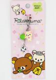 San-X kawaii cellphone strap Korilakkuma cloverleaf