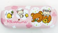 pink San-X kawaii pencil case *Rilakkuma cloverleaf*