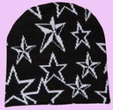 black cap with stars
