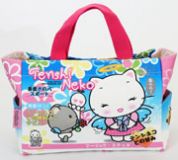 blue small Tenshi Neko bag Flower Kitty