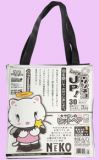 black-white bag *Tenshi Neko Newspaper*