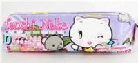 purple Tenshi Neko Pencil Case Flower