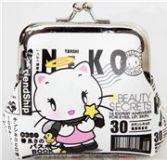 white Tenshi Neko Wallet Newspaper