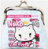 light blue Tenshi Neko Wallet Pet Crazy