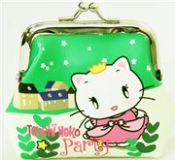 green Tenshi Neko Wallet Christmas