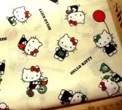 yellow Hello Kitty Fabric bike apple book 0.5m
