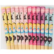 Alice in Wonderland Chopsticks set 6 pairs kawaii