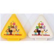Animal Friends Bento Box Lunch Box triangular 2pcs Set