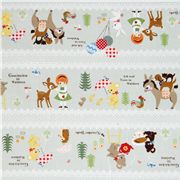 Bremen Town Musicians Push PIN X Kokka Fabric Japan