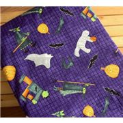 Frankenstein K�rbis Halloween Stoff Geister Hexe 0,5m