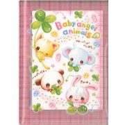 Kamio Mini Memo Pad Animals in plastic case kawaii